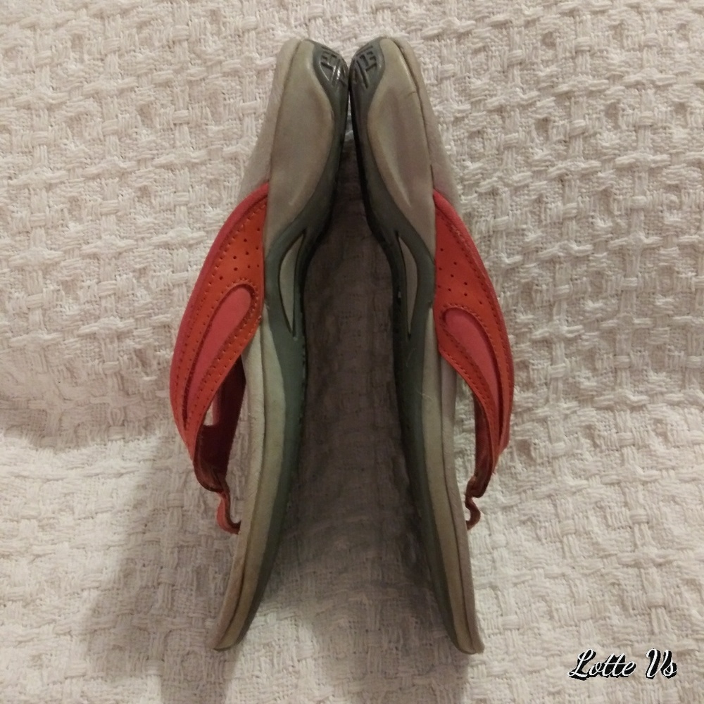 Dr. School's "Lottie" Orange Sandals sz 6 - Picture 3 of 7